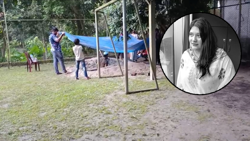 গজারিয়ায় চিরনিদ্রায় শায়িত হলেন কারিনা কায়সার