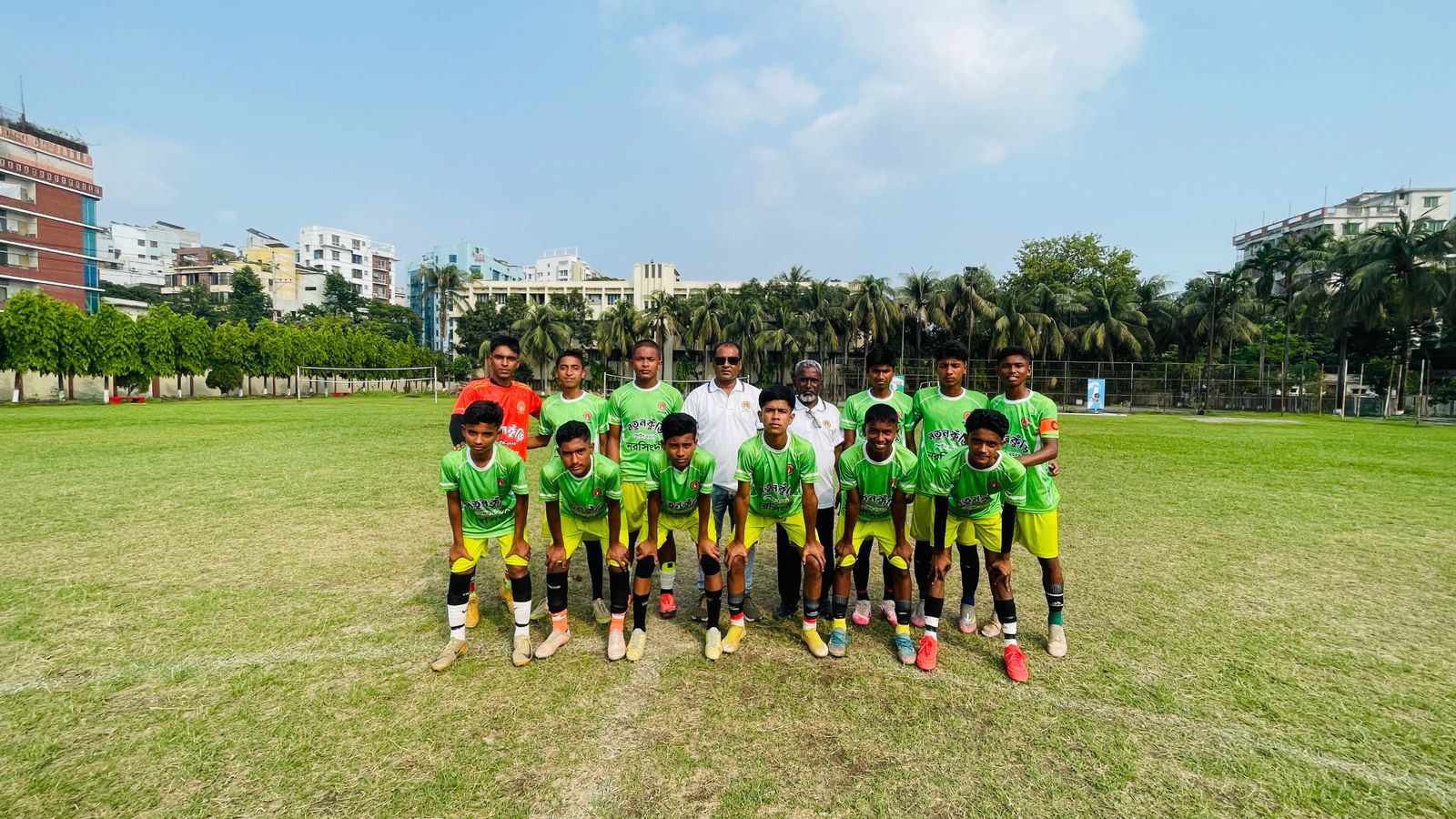কিশোরগঞ্জকে হারিয়ে বিভাগীয় ফাইনালে নরসিংদী নতুন কুঁড়ি ফুটবল দল